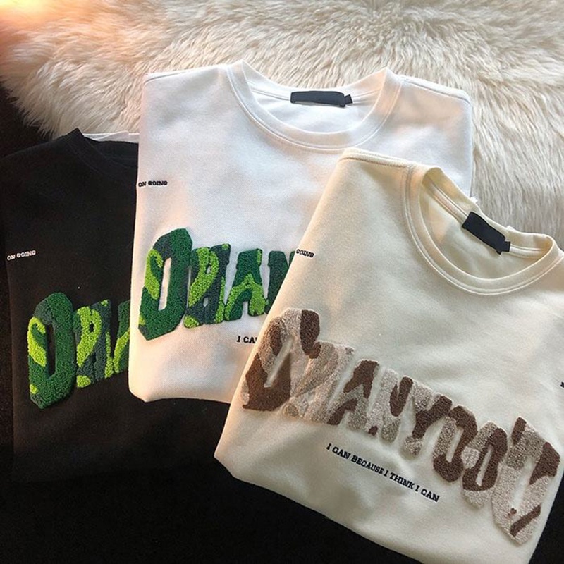 Gdtex Heavyweight T-shirt 300 Gsm Drop Shoulder Oversized T Shirt Men Embroidery T Shirt 