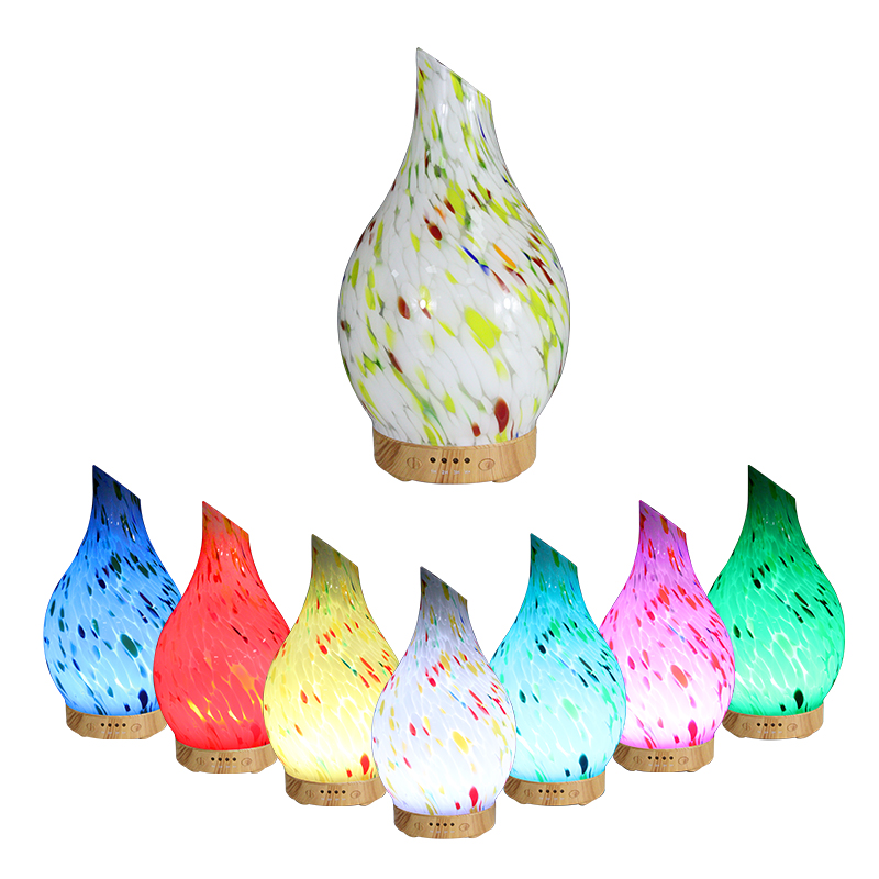 Unique Products 3d Luxury Diffuser Glass Bottle Hotel Desktop Decoration Ambience Light Home Appliances 120ml Difusor For Gift 