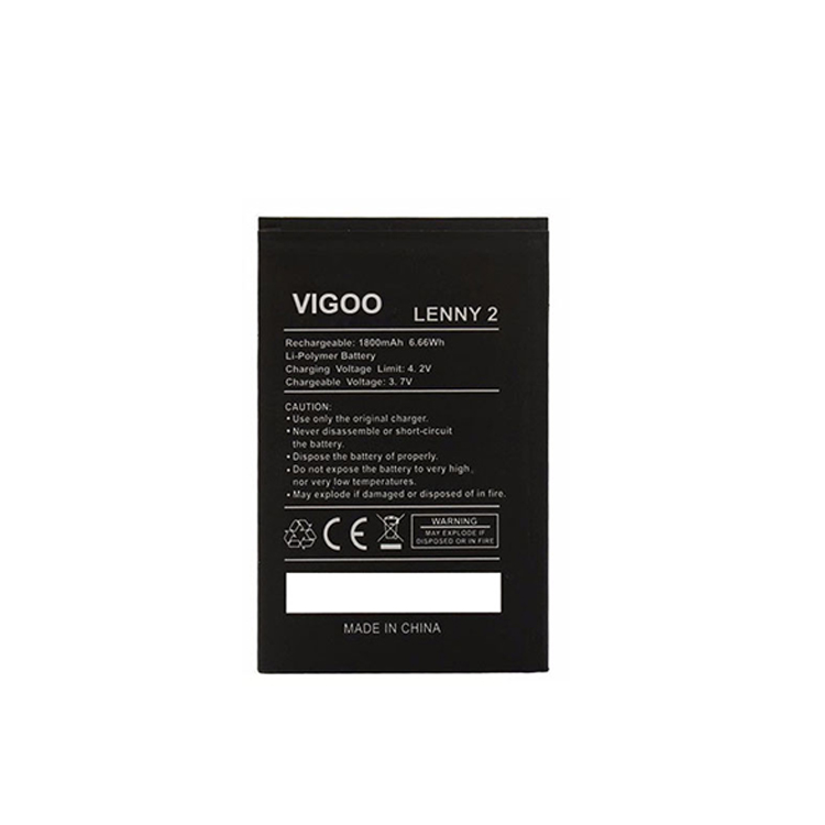 Mobile Battery Replacement 1800mah Li-ion Battery 3.7v Mobile Phone Battery For Wiko Lenny 2 