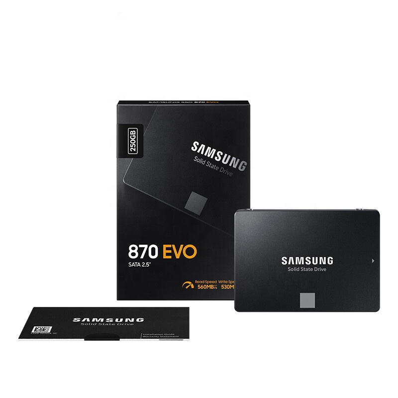 For Samsung 870 Evo 250gb 1tb 2tb 4tb Solid State Drive Sata Interface Ssd For Desktop Notebook Pc Computer Accessories 