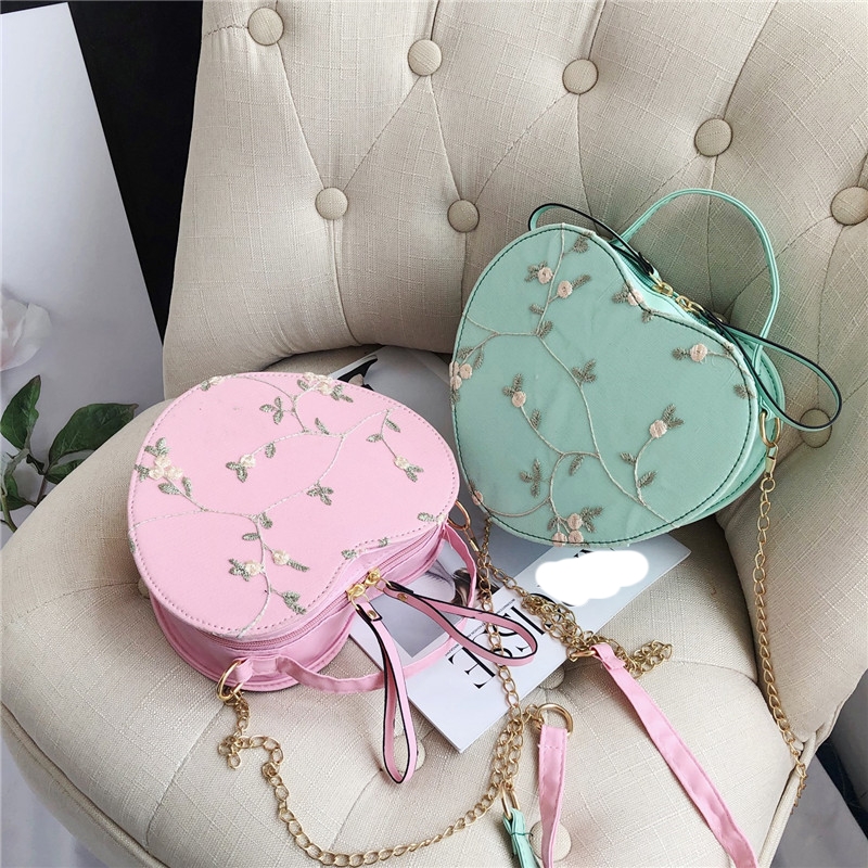 2023 New Style High Quality Luxury Bags Korean Version Designer Luxury Bags Lady Lace Heart Shape Fashion Designers Luxury Bags 