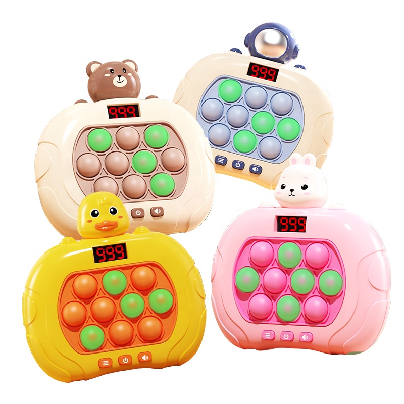 Quick Push Game Machine The Whack-a-mole Game Lcd Panel Decompression Game Intelligence Toys 