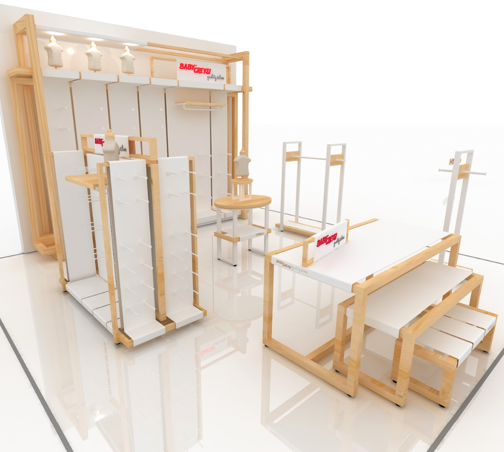 The Charming Style Kids Clothing Stores Baby Garment Clothes Showroom Interior Design Cabinet Kiosk Customization In 2016 