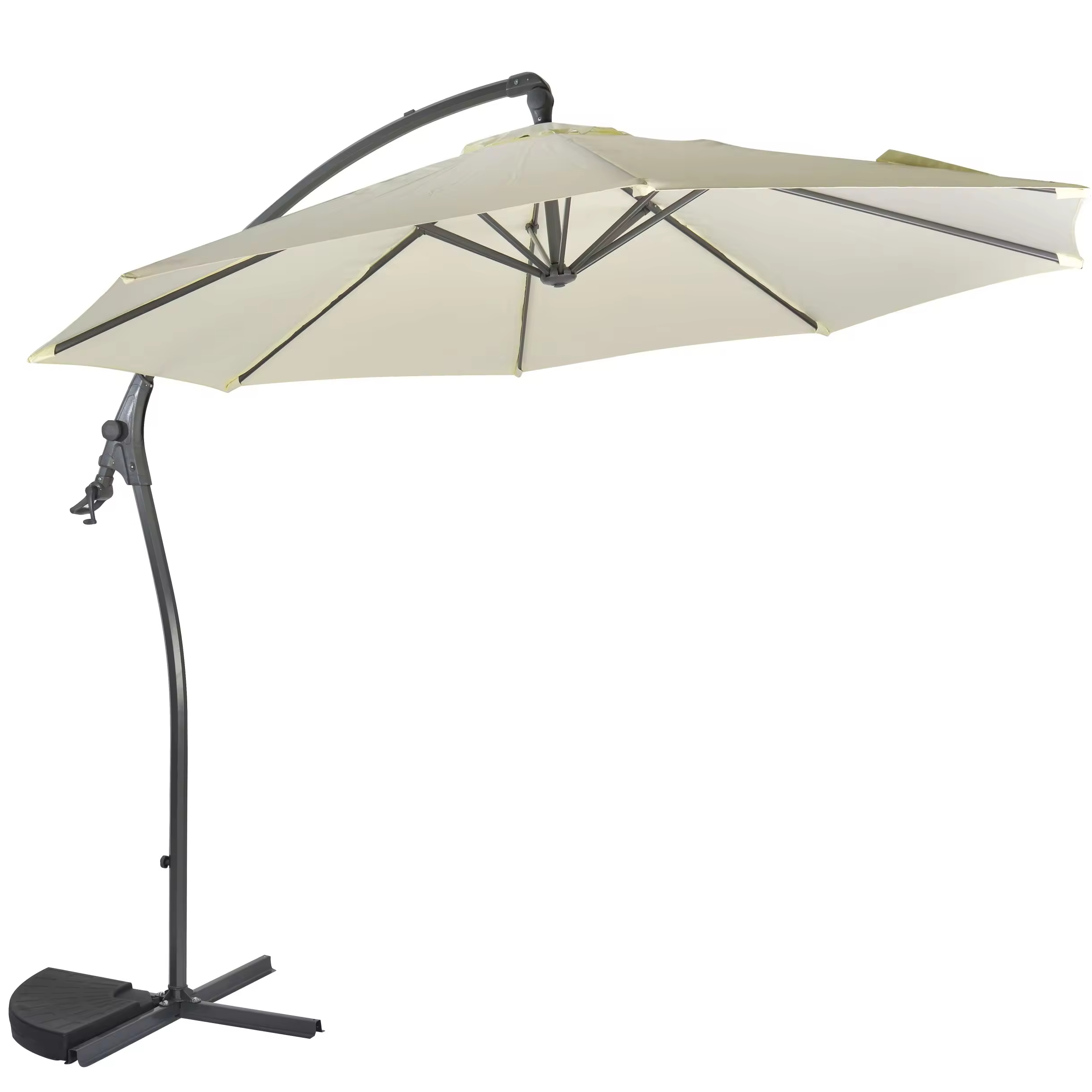 Backyard Pool Wholesale Garden Parasol Patio Outdoor Umbrella Sunshade Garden Solar Led Lighting Parasol Outdoor Furniture 