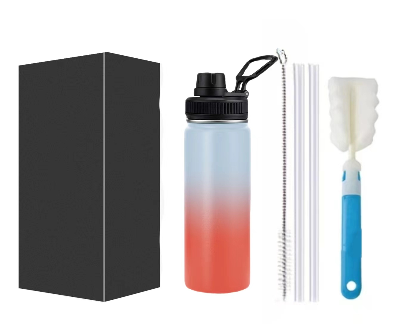 Sports Water Bottles Stainless Steel Customized Vacuum Insulation Double Walled Eco-friendly Thermal Gym Water Bottle For School 