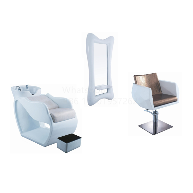 Fashion Hairdressing Furniture Boutique Set(shampoo Bed+styling Chair+mirror Station) Zy-2014b 