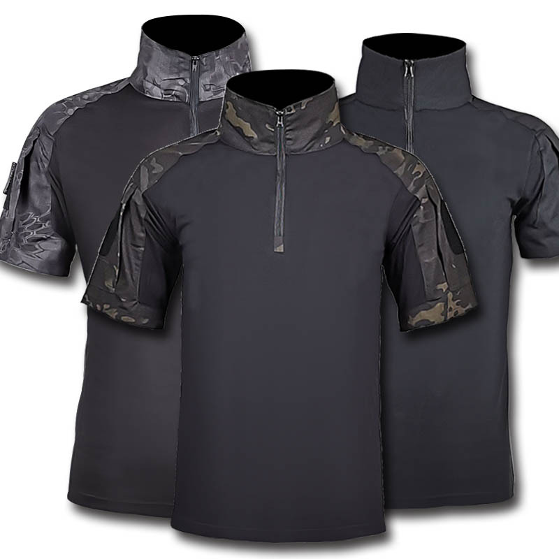 Comfortable Breathable Top Menswear Men's Outdoor Quick-drying Camouflage Short-sleeved T-shirt 