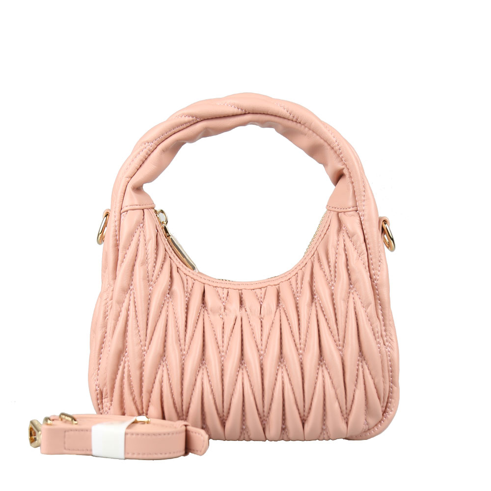 Odm Oem Custom Logo Pu Real Leather Women Bag China Wholesale Ladies Shoulder Bag Handbag 