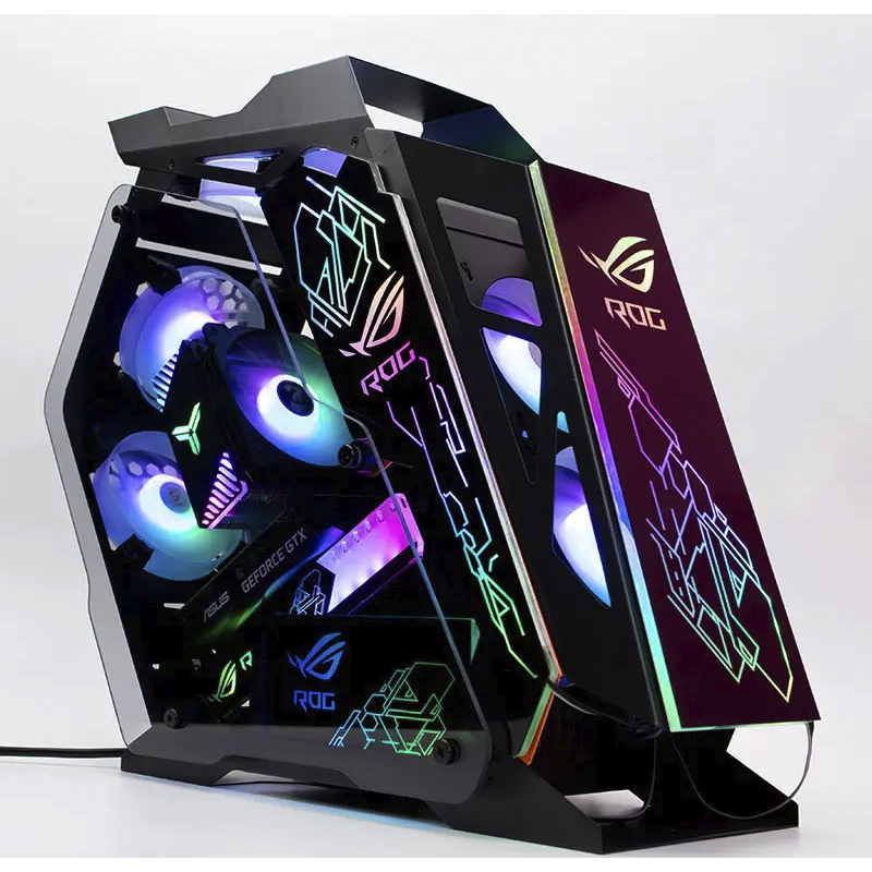 2023 New Design Gaming Pc Cabinet Matx Computer Case Full Tower Cabinet For Mini Pc Case Acrylic Transparent Cases 