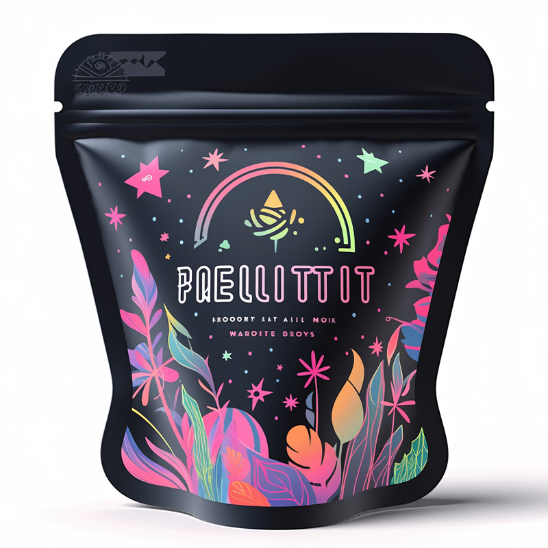 Kalee Gravure Printing Zipper Top Childproof Custom Packaging 3.5g 7g 14g Mylar Bags Cali Packs Bags For Packaging 