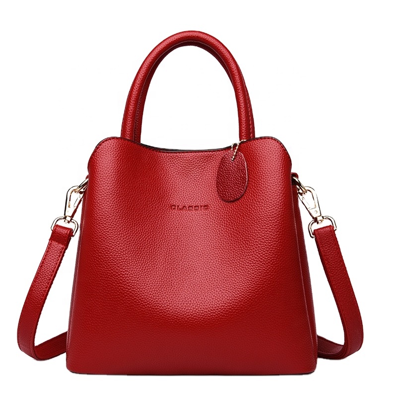 Luxury Brand Women Handbags Designer Shoulder Bags 3 Layers Women's Trendy Simple Leather Cross Body Bag 2024 Tote Bag 