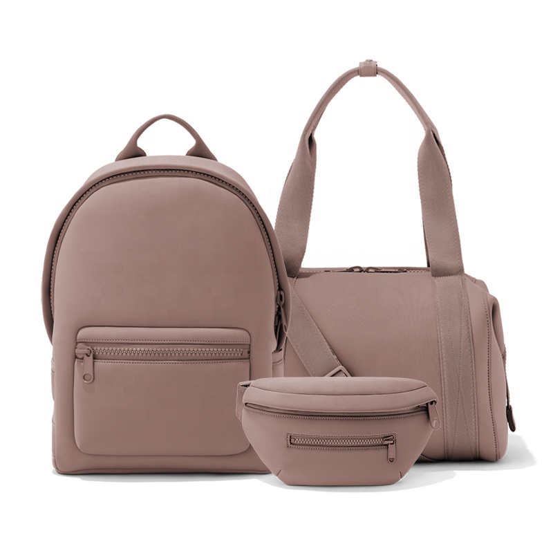 Fashion Large Weekend Travel Handbag Unisex Gym Travel Bag Custom Logo Neoprene Set Bag Women Backpack 