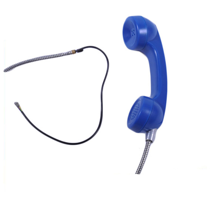 Abs Vandal Resistant Rugged Industrial Public Kiosk Telephone Handset 