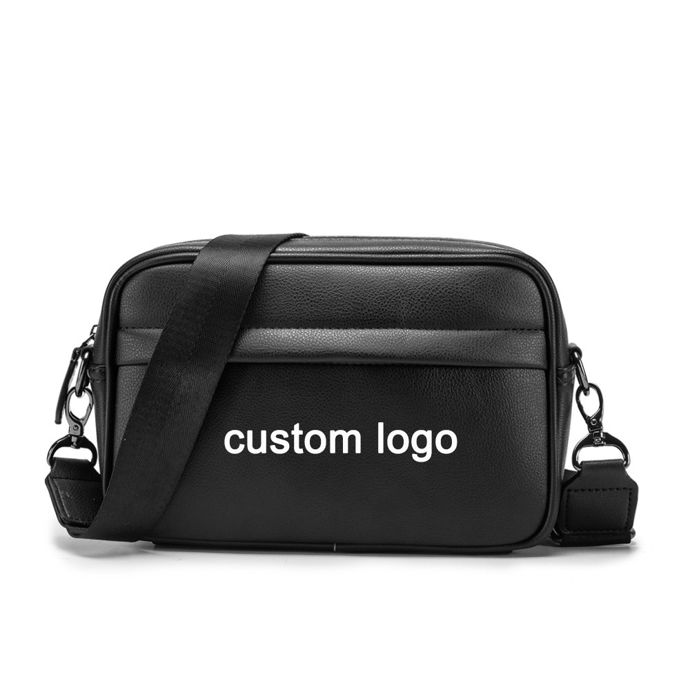 Fashion Casual Men Shoulder Bag Small Business Leather Men Messenger Bag Wholesale 