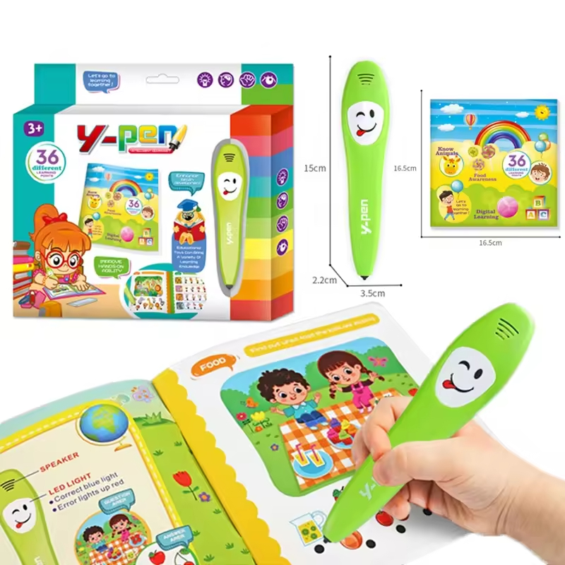 Talking Toy English Logic Judgment Sound Reading Y-pen Kids Smart Digital Talking Pen Learning Machine For Kids 