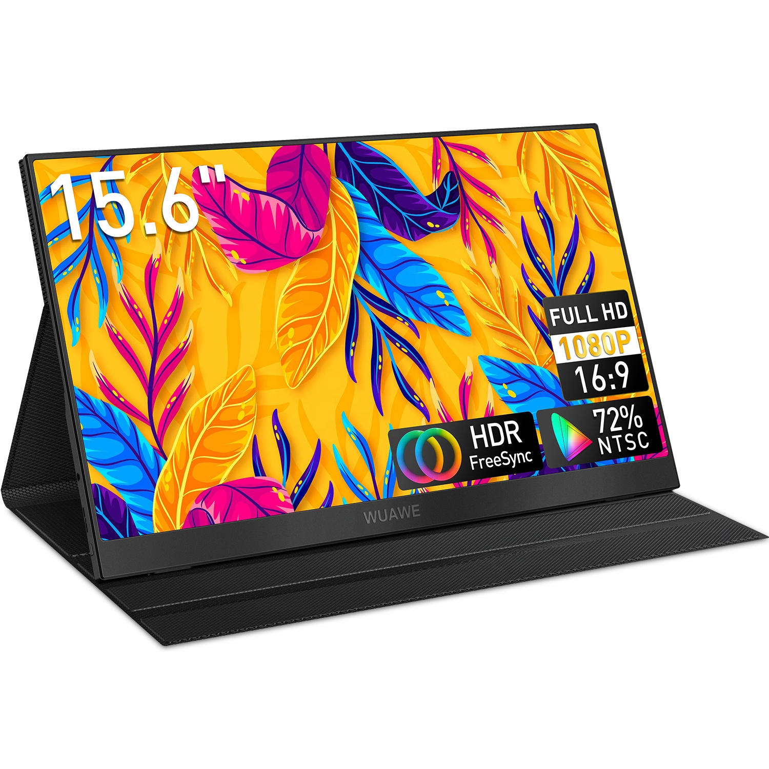 Factory 14/15.6/16 Inch Portable Monitor For Laptop,60/144hz Gaming Small Usb C Hdmi Travel External Second Computer Screen 