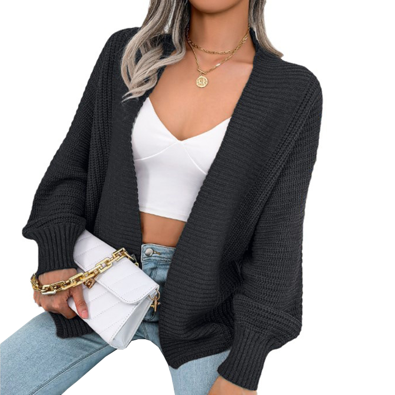 New Casual Bat Long Sleeved Women's Sweater Fashion Sexy Loose Cardigan Sweater For Women 