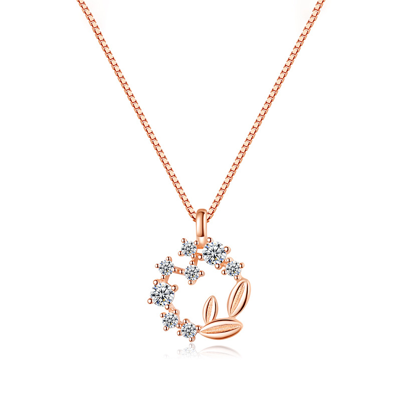 Statement Zirconia Fine Party 925 Sterling Silver Jewelry Cute Long Mother And Daughter Necklaces For Girlfriend For Women 