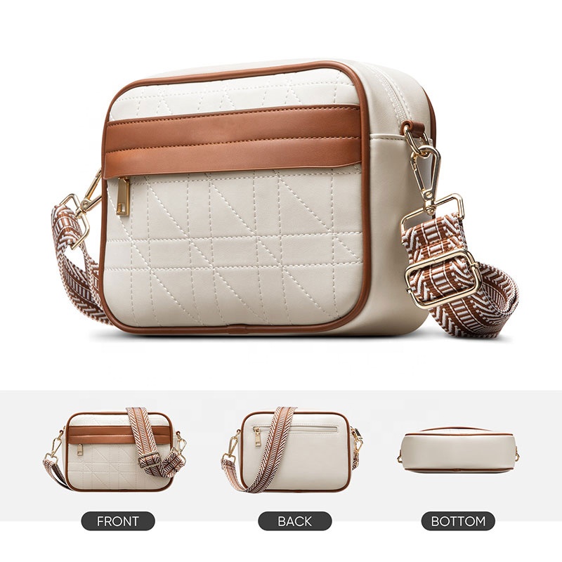 Tilonstar Tww214 Large Capacity Leather Crossbody Bags Women Women's Shoulder Bags With Adjustable And Removable Wide Strap 